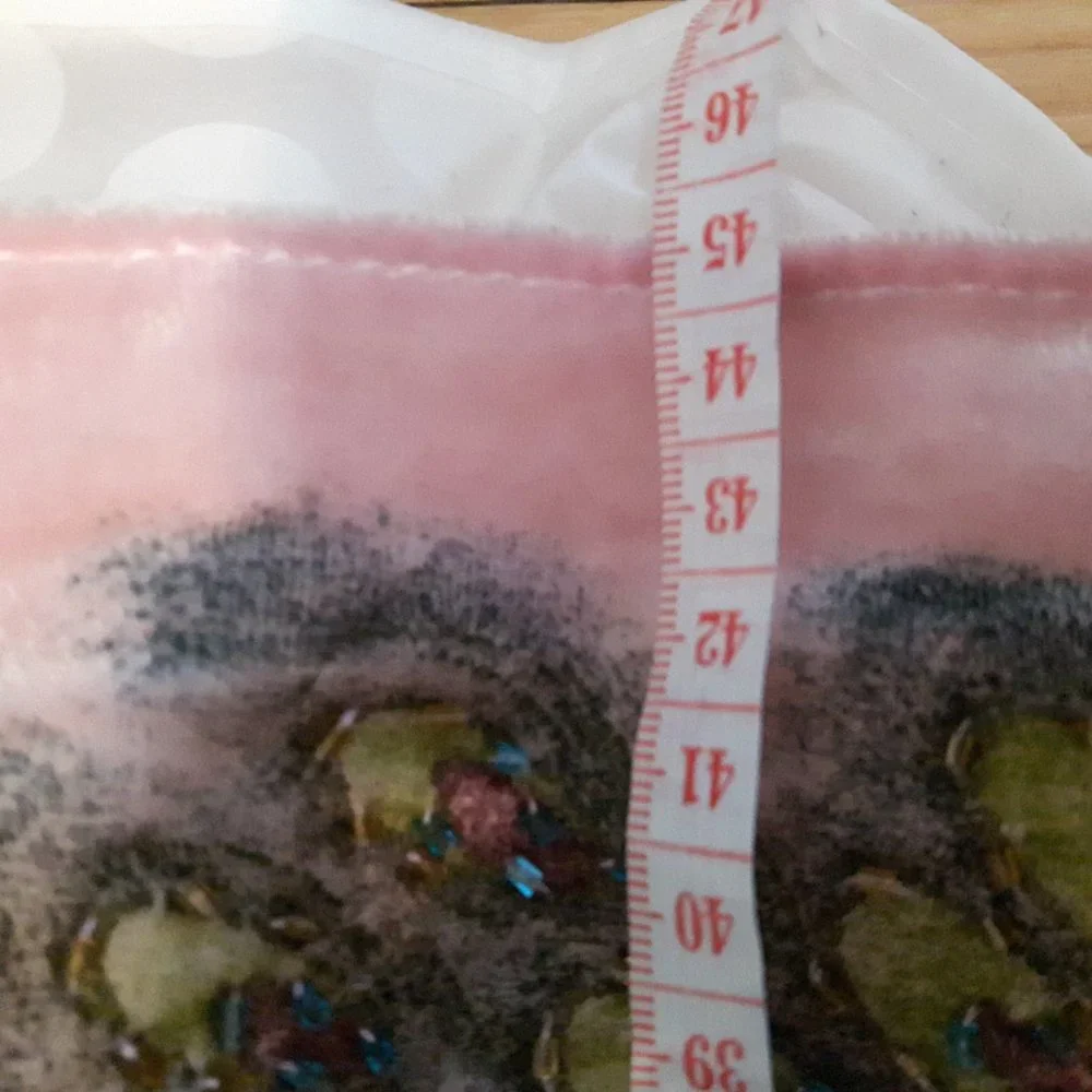 Hand made beaded long scarf or wrap - Picture 2 of 9